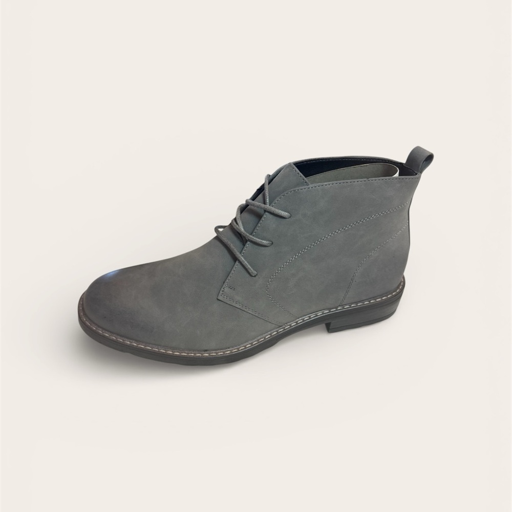NWT Nick Graham Andrew Men's Gray Chukka Casual Lace Up Boots US Size 12